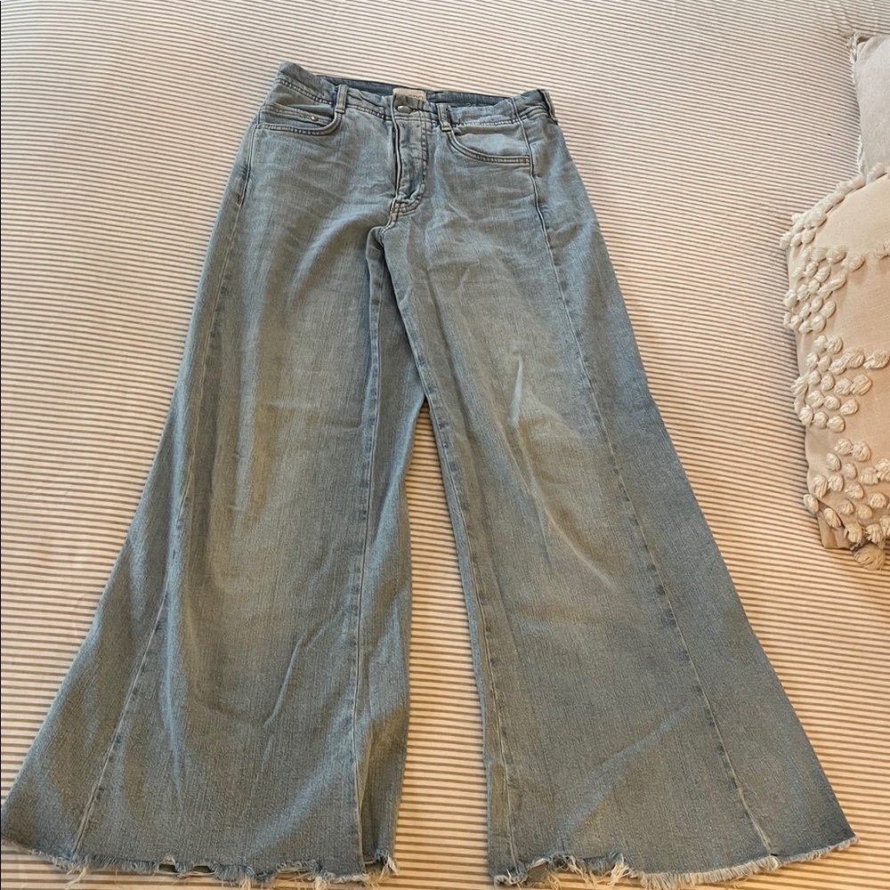 Pilcro Adi Wide Leg  Flare Jeans - Picture 7 of 8